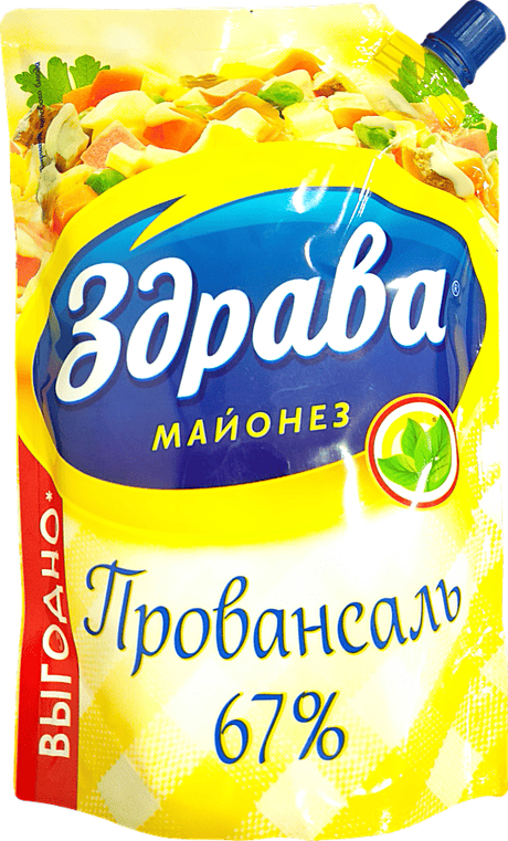 Майонез «Здрава» «Провансаль» 67%, 700г