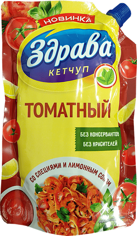 Кетчуп «Здрава» «Томатный»,  первая категория, 230 г